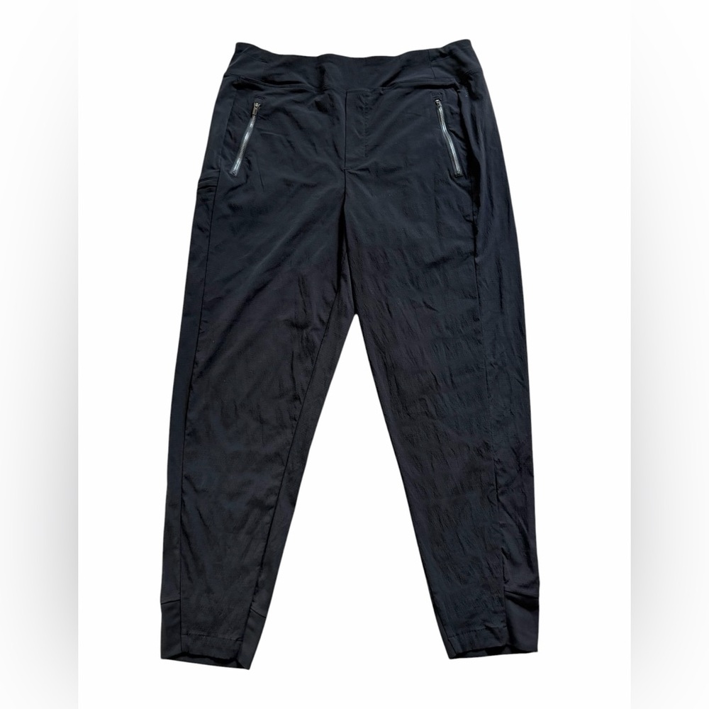 Athleta Trekkie North Jogger Women’s 12 Black High Rise Stretch Outdoor Hiking